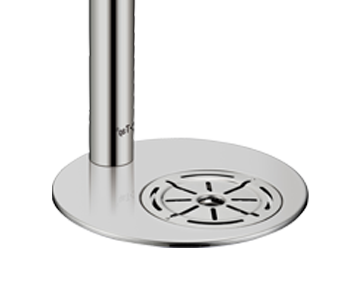 Stainless steel round water tray (optional)